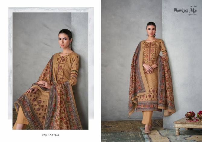 Naveli By Mumtaz 8001-8008 Dress Material Catalog